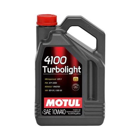 Motul 4100 TURBOLIGHT 10W40 4L - Mount Performance Parts
