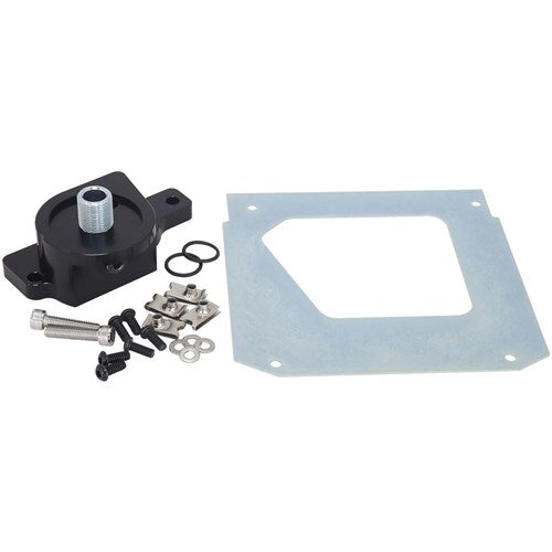 AEROFLOW Fabricated GM LS Front Sump Oil Pan with Oil Filter Attachment