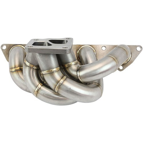 AEROFLOW Mitsubishi EVO 4G63 V-Band Low Mount Stainless Steel Turbo Manifold