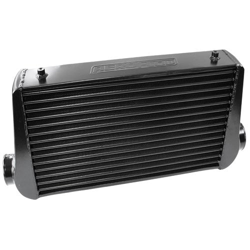 AEROFLOW 450x300x76mm Street Series Aluminium Intercooler, Black Finish