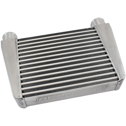 AEROFLOW V-Mount Street Series Aluminium Intercooler, Silver Powder Coated Finish