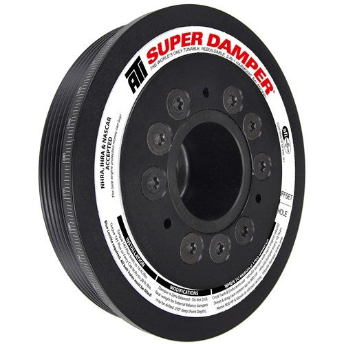 ATI EVO 8 & 9 BALANCER 4G63 ALUM 6.325" DIA. 6 GROOVE ATI - 918250