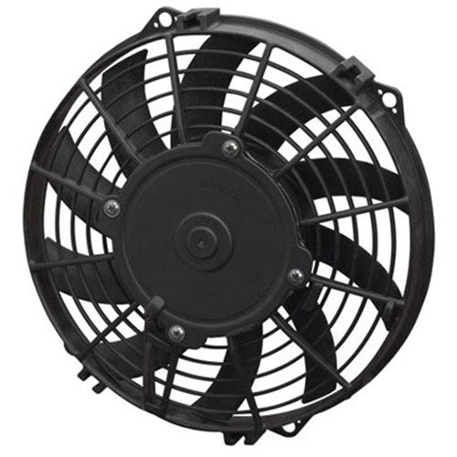SPAL 10" Electric Thermo Fan 708 cfm - Puller Type With Curved Blades