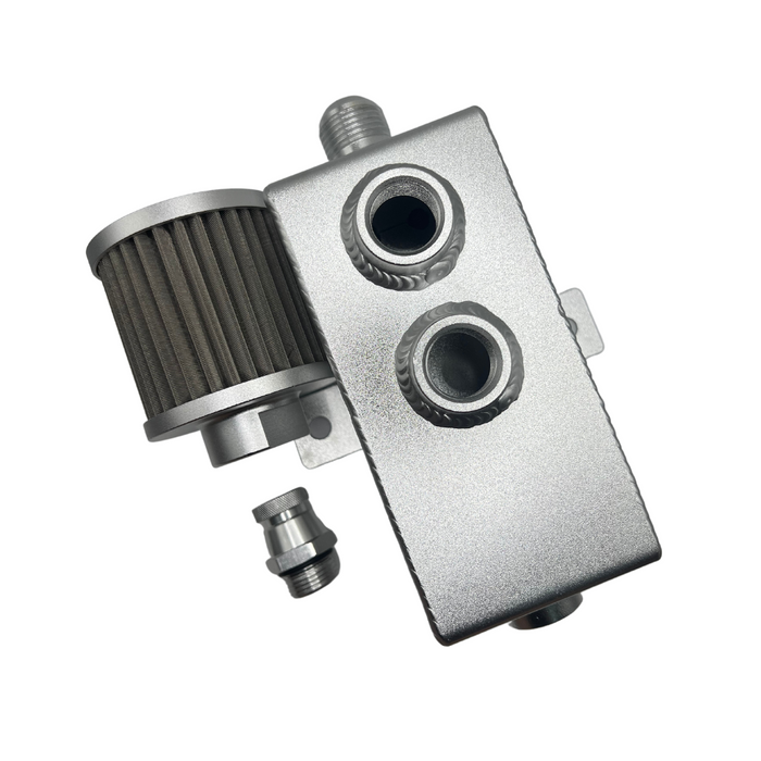 1L Baffled Oil Catch Can - Mount Performance Parts
