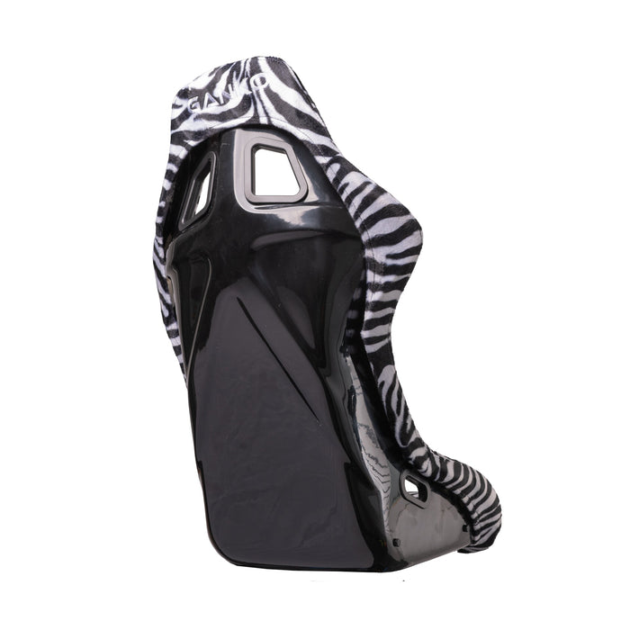 GANKO JP - STAUNCH FIXED BACK - ZEBRA PRINT - Mount Performance Parts