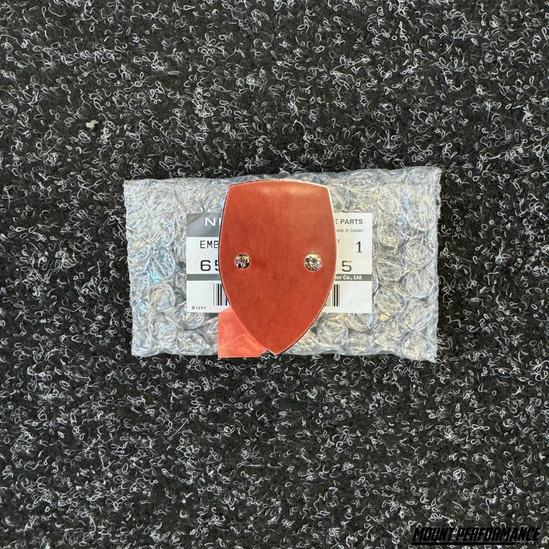 GENUINE S14 SILVIA NISSAN HOOD EMBLEM (RED) - Mount Performance Parts
