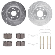 MAZDA FD3 RX7 FRONT DRILLED/SLOTTED BRAKE ROTOR AND PAD KIT - Mount Performance Parts