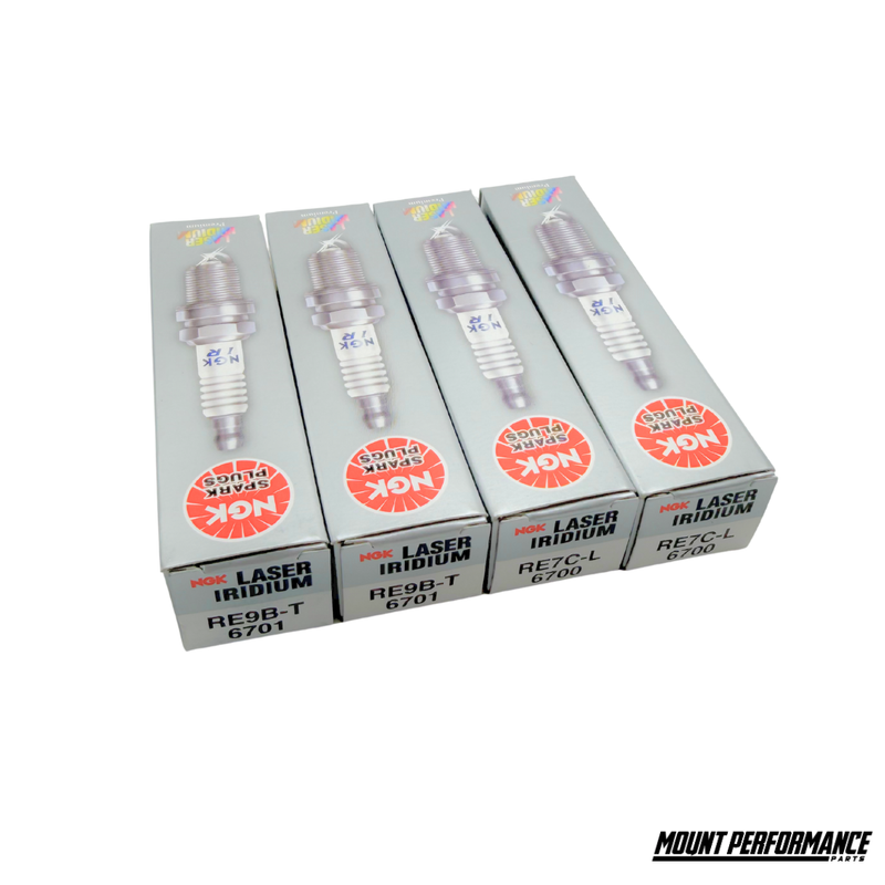 MAZDA RX8 NGK LASER IRIDIUM SPARK PLUG SET X4 RE9B-T / RE7C-L