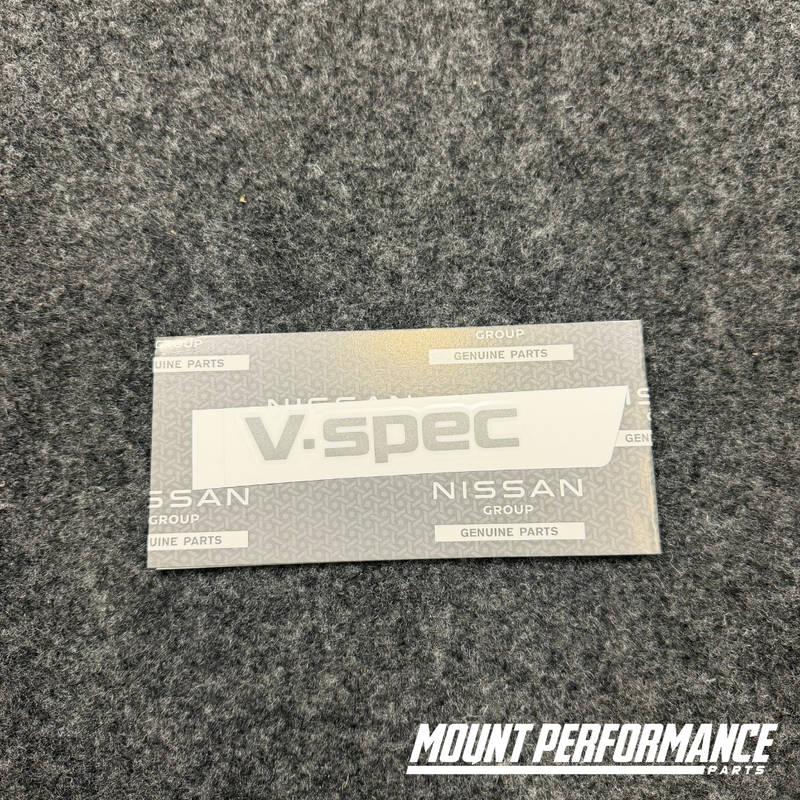 GENUINE NISSAN V-SPEC BOOT LID BADGE / STICKER