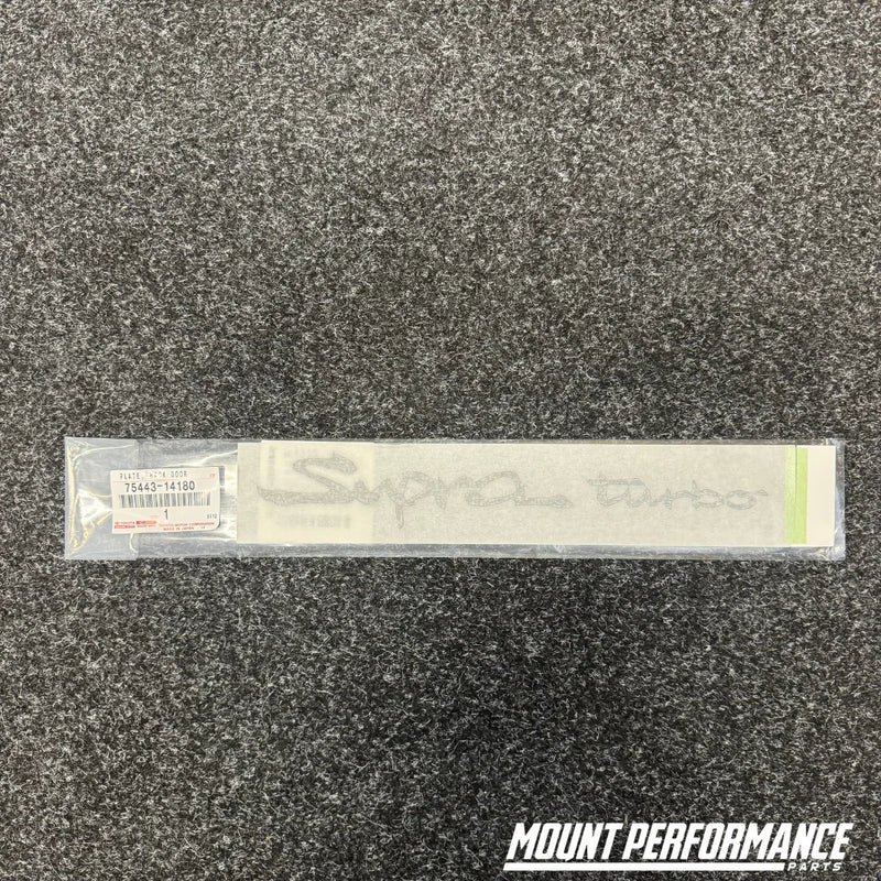 Genuine TOYOTA JZA80 MK4 Supra Turbo Badge - Mount Performance Parts