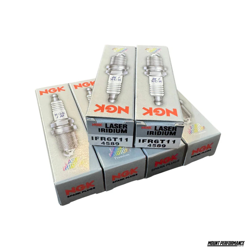 FORD BARRA NGK IFR6T11 LASER IRIDIUM SPARK PLUG - SET 6 - Mount Performance Parts