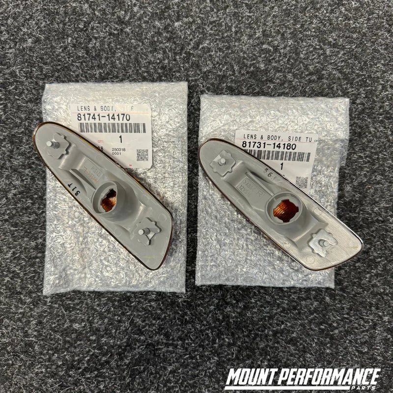 Genuine Toyota Supra JZA80 Front Bumper Side Indicators - PAIRS - Mount Performance Parts