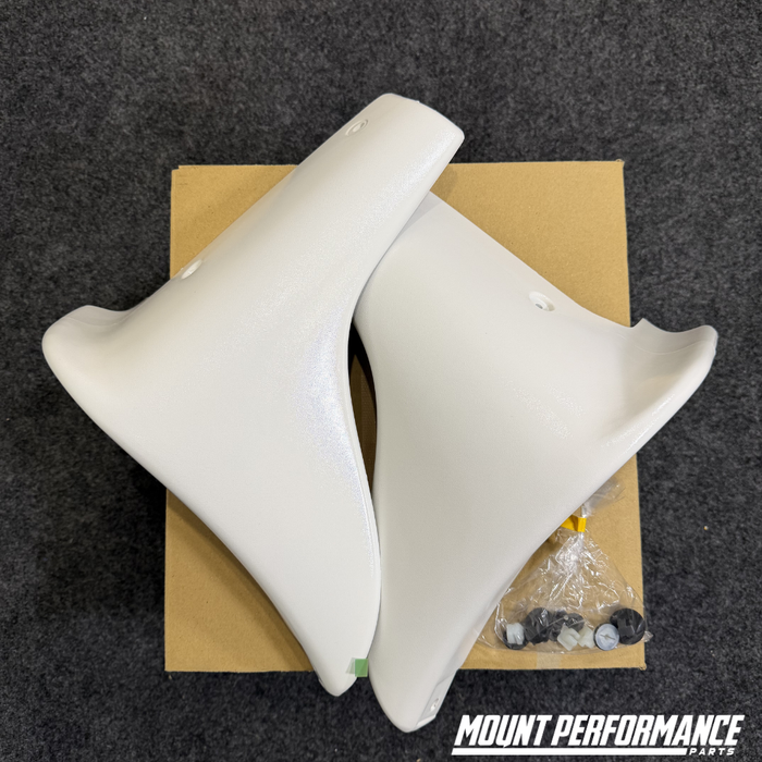 GENUNIE MAZDA RX-7 FD3S MUD FLAP SPAT SET WHITE