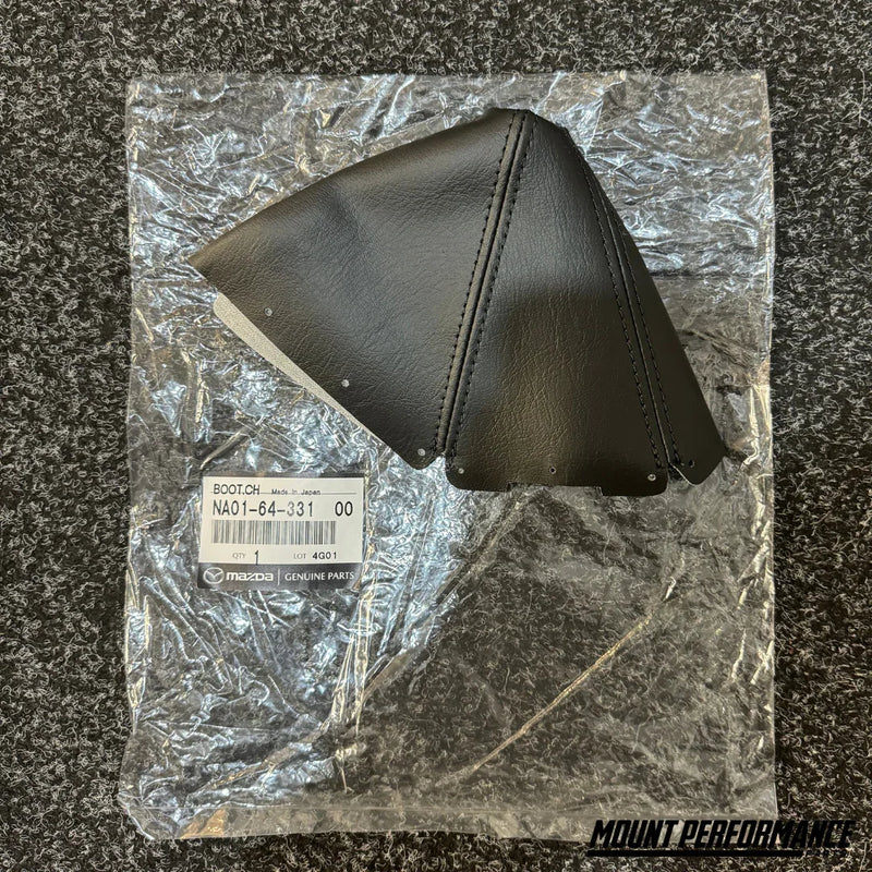 OEM Mazda MX5 Black Leather Shift boot - Mount Performance Parts