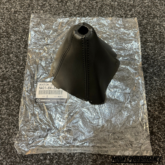 OEM Mazda MX5 Black Leather Shift boot