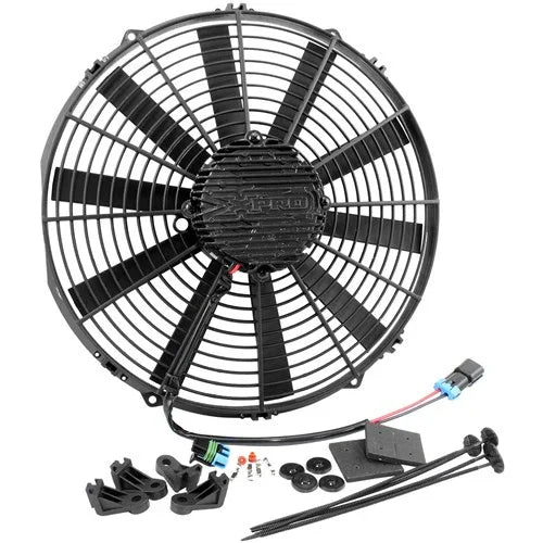 Aeroflow 14" Brushless Electric Fan 2900 CFM Rating - Mount Performance Parts
