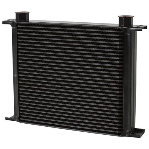 AEROFLOW 40 Row Universal Oil Cooler 330mm L x 312mm H x 51mm D. -10 Female ORB Threads. - Mount Performance Parts