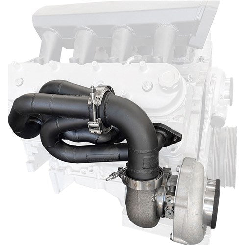 AEROFLOW GM LS Twin Turbo Long Runner Manifolds