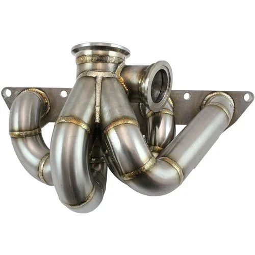 AEROFLOW Mitsubishi EVO 4G63 V-Band Low Mount Turbo Stainless Manifold - Mount Performance Parts