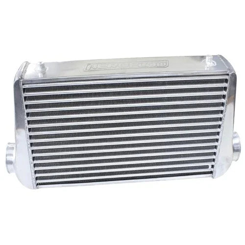 AEROFLOW 450x300x76mm Street Series Aluminium Intercooler, Polished Finish - Mount Performance Parts