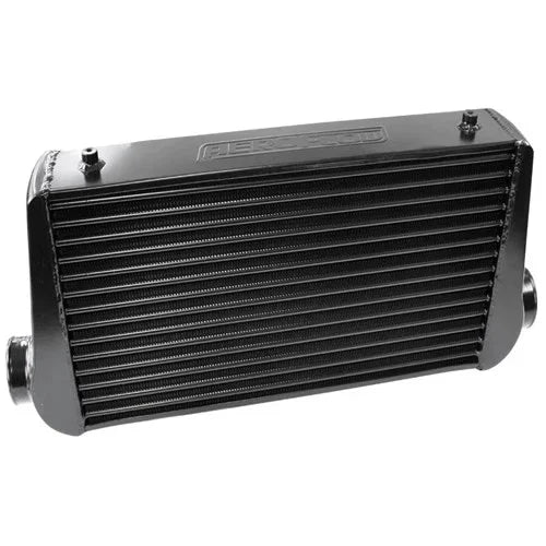 AEROFLOW 450x300x76mm Street Series Aluminium Intercooler, Black Finish - Mount Performance Parts