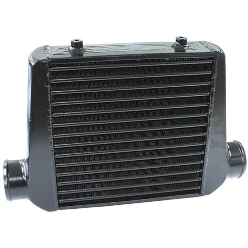 AEROFLOW 280x300x76mm Street Series Aluminium Intercooler, Black Finish - Mount Performance Parts