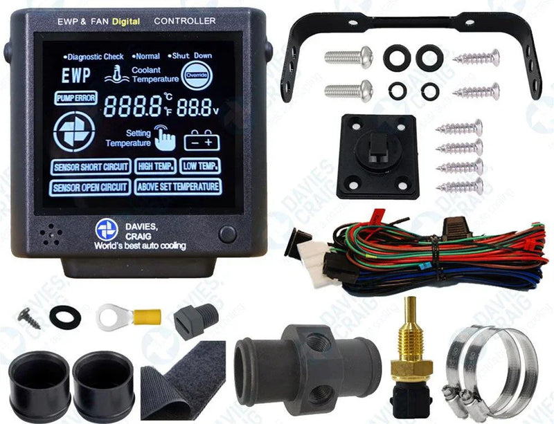 LCD EWP & Fan Controller V2 DC8002 - Mount Performance Parts