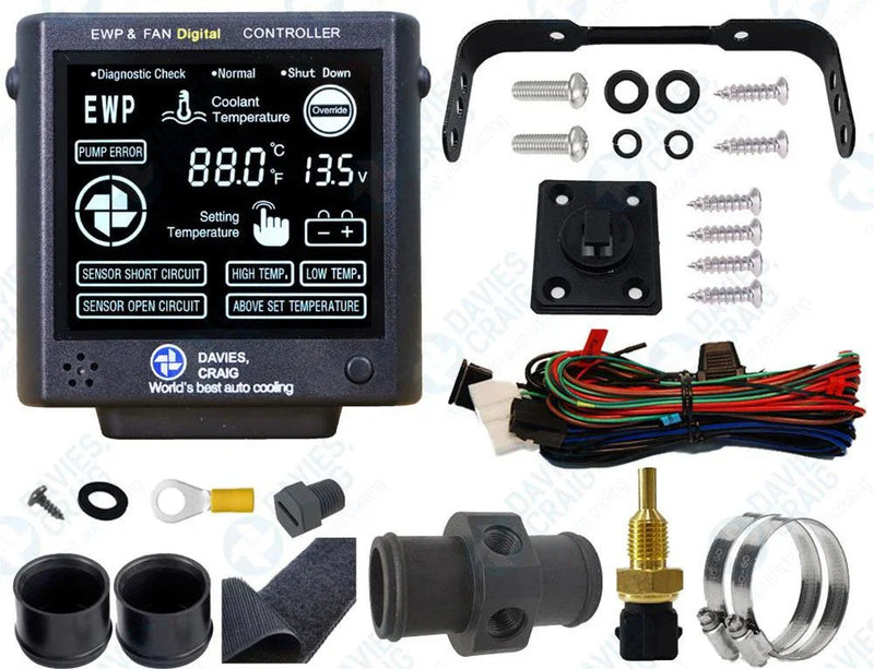 LCD EWP & Fan Controller V2 DC8002 - Mount Performance Parts