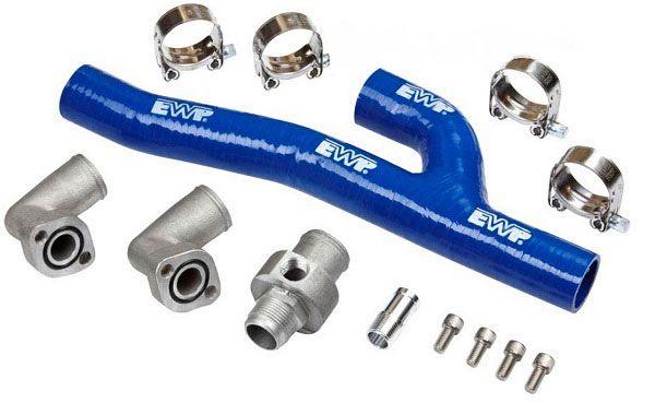 EWP Header Adaptor Kit - Blue DC8620 - Mount Performance Parts