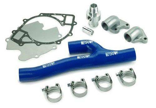 EWP Header Adaptor Kit - Blue DC8630 - Mount Performance Parts