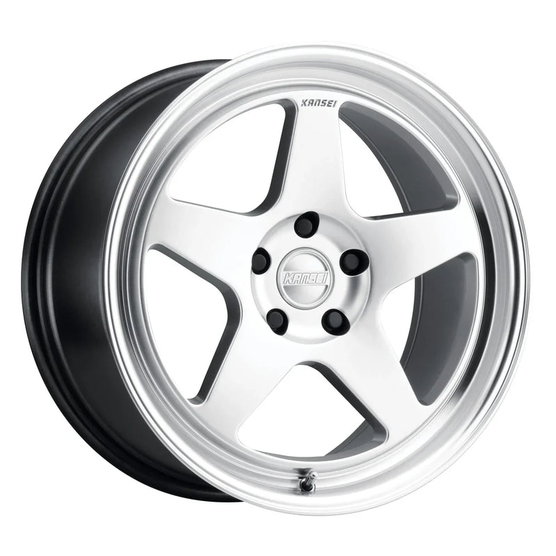 KANSEI STREET KNP - Hyper Silver with Bright Machined Lip - Mount Performance Parts
