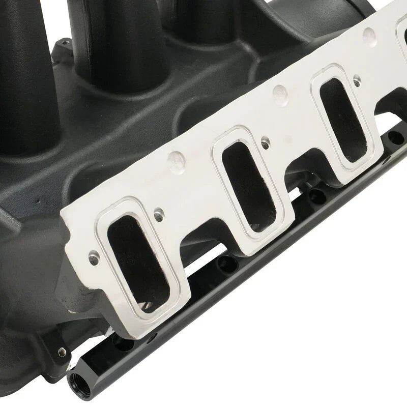 Proflow Intake Manifold, Supermax Hi Ram, Cast Aluminium, Holden Commodore LS3/L92, with Fuel Rails, Kit, Black - PFEM300116-BK - Mount Performance Parts