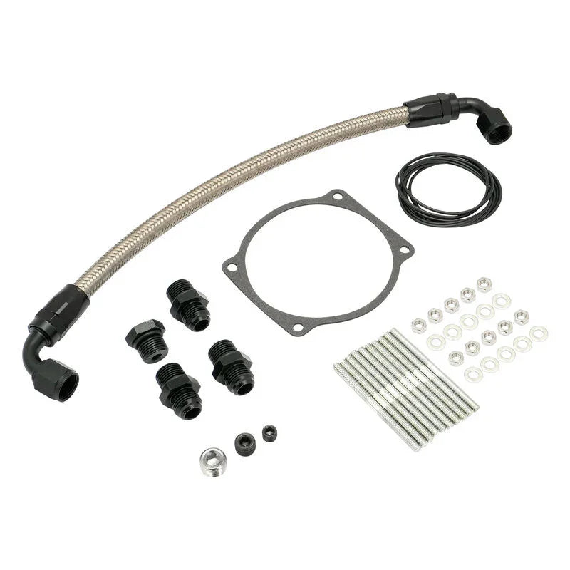 Proflow Intake Manifold, Supermax Hi Ram, Cast Aluminium, Holden Commodore LS3/L92, with Fuel Rails, Kit, Black - PFEM300116-BK - Mount Performance Parts