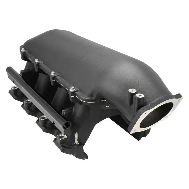 Proflow Intake Manifold, Supermax Hi Ram, Cast Aluminium, Holden Commodore LS3/L92, with Fuel Rails, Kit, Black - PFEM300116-BK - Mount Performance Parts