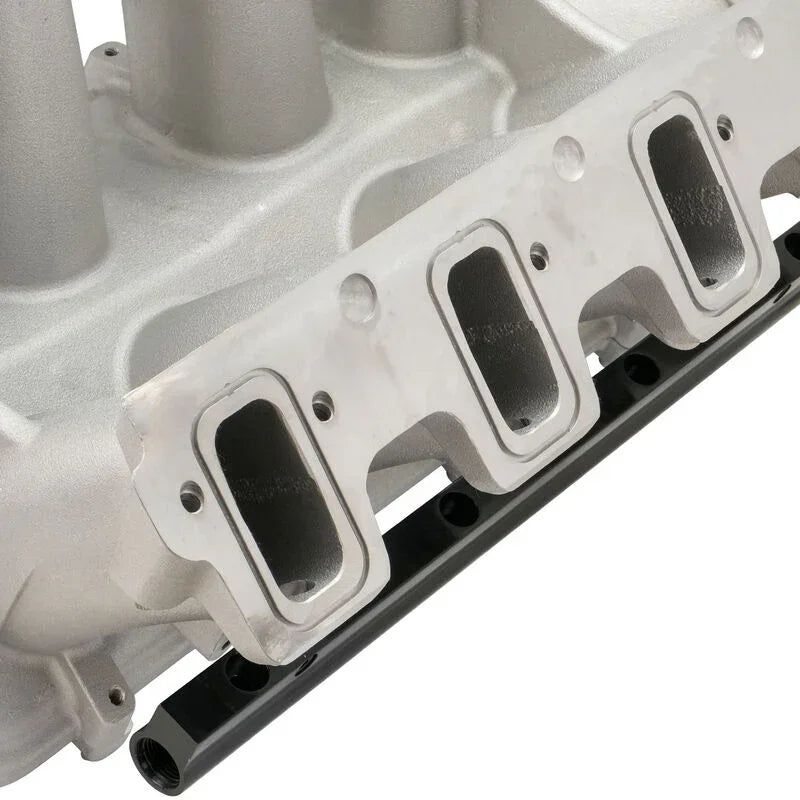 Proflow Intake Manifold, Supermax Hi Ram, Cast Aluminium, Holden Commodore LS3/L92, with Fuel Rails, Kit, Natural - PFEM300116 - Mount Performance Parts