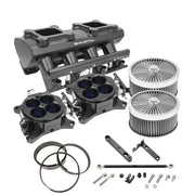 Proflow SuperMax Intake Manifold Kit, Tunnel Ram, For Holden Commodore LS3/L92, EFI 4150, Fabricated Silver, Kit - PFEM63248-KIT-S - Mount Performance Parts