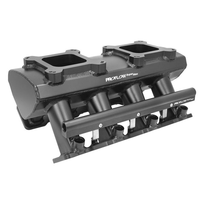 Proflow SuperMax Intake Manifold Kit, Tunnel Ram, For Holden Commodore LS3/L92, EFI 4150, Fabricated Black, Kit - PFEM63248-KIT