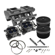 Proflow SuperMax Intake Manifold Kit, Tunnel Ram, For Holden Commodore LS3/L92, EFI 4150, Fabricated Black, Kit - PFEM63248-KIT - Mount Performance Parts