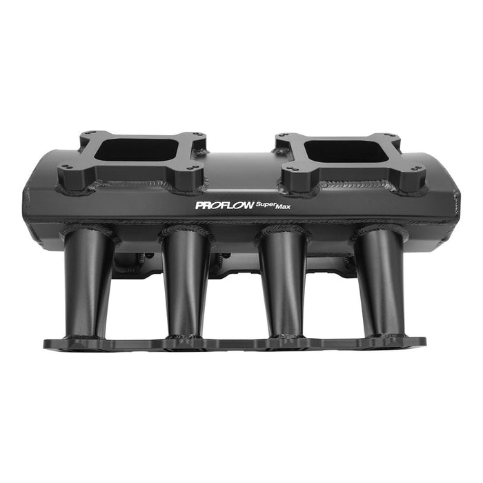 Proflow SuperMax Intake Manifold, Tunnel Ram, For Holden Commodore LS7, Carburetted 4150, Fabricated Black - PFEM63257
