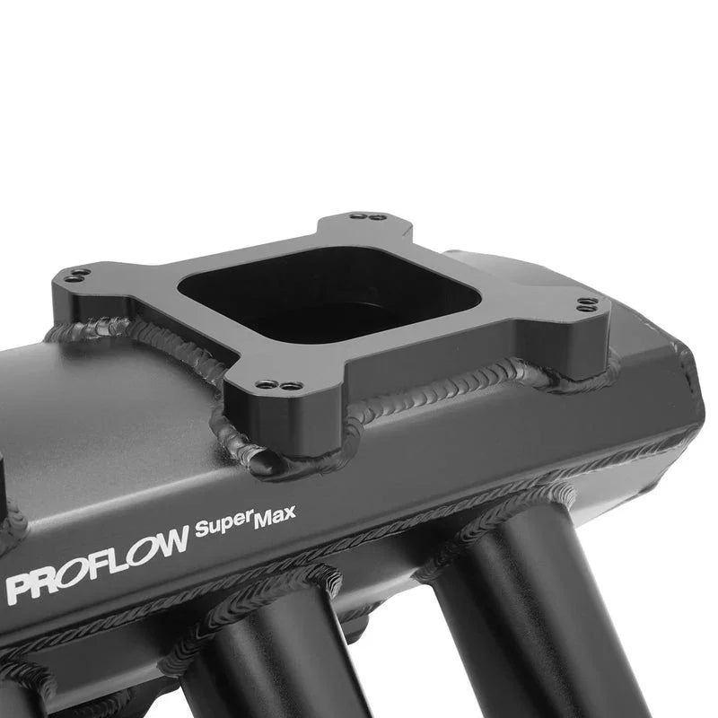 Proflow SuperMax Intake Manifold, Tunnel Ram, For Holden Commodore LS7, Carburetted 4150, Fabricated Black - PFEM63257 - Mount Performance Parts
