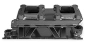 Proflow SuperMax Intake Manifold, Tunnel Ram, For SB Chevrolet, Fabricated Black, Dual Quad Carburetted - PFEM64241 - Mount Performance Parts