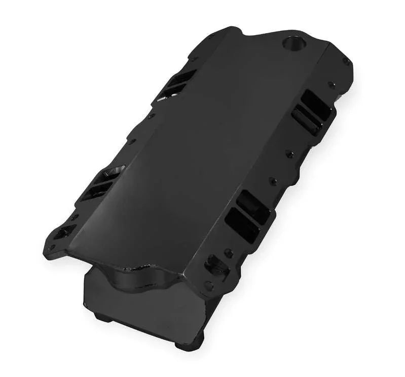 Proflow SuperMax Intake Manifold, Tunnel Ram, For SB Chevrolet, Fabricated Black, Dual Quad Carburetted - PFEM64241 - Mount Performance Parts