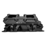 Proflow SuperMax, SB Chev, EFI Intake Manifold w/ Fuel Rails, Tunnel Ram, Fabricated Black, 4150 Throttle Body - PFEM64245 - Mount Performance Parts