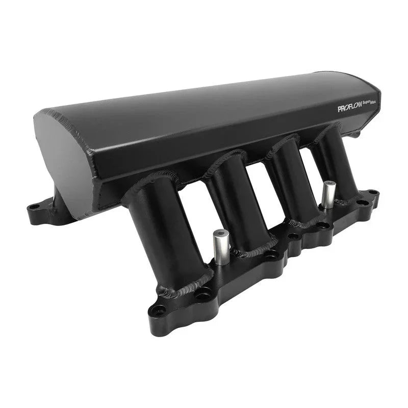 Proflow SuperMax EFI Intake Manifold With Fuel Rails, Fabricated, Black, 102mm Throttle Body, For Ford Mustang, 5.0L Coyote, Each - PFEM64293 - Mount Performance Parts