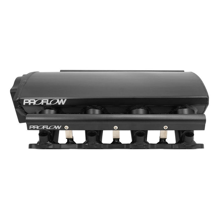 Proflow SuperMax EFI Intake Manifold Kit, Low Profile, For Holden Commodore LS1/LS2, Fabricated Black, w/Fuel Rails, 102mm Bore - PFEM67122