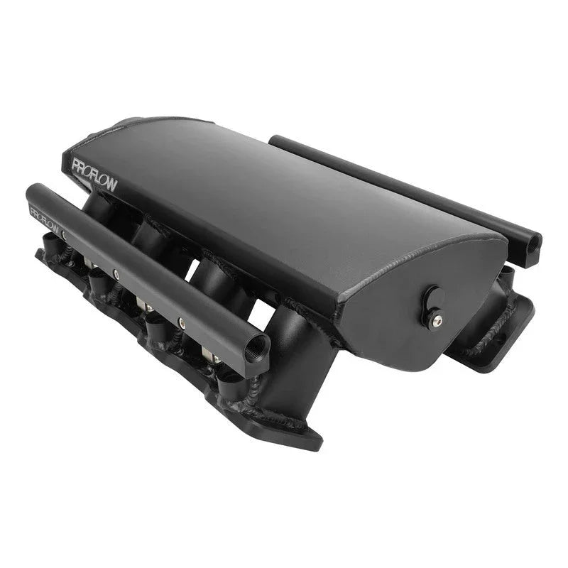 Proflow SuperMax EFI Intake Manifold Kit, Low Profile, For Holden Commodore LS3/L92, Fabricated Black, w/Fuel Rails, 92mm Bore - PFEM67321 - Mount Performance Parts