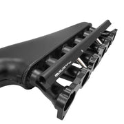 Proflow Intake Manifold Kit, Fabricated Aluminium, Black, For Nissan TB48 Inlet Plenum, 90mm Throttle Body, Fuel Rail - PFEM67535BK - Mount Performance Parts