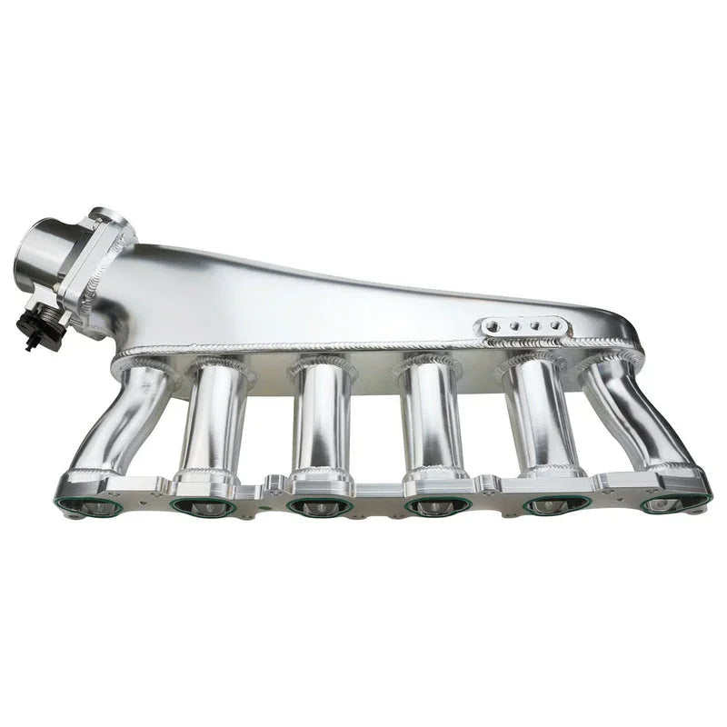 Proflow Intake Manifold Kit, Fabricated Aluminium, Polished For Toyota 1FZ-FE Inlet Plenum, 90mm Throttle Body, Fuel Rail - PFEM67545 - Mount Performance Parts