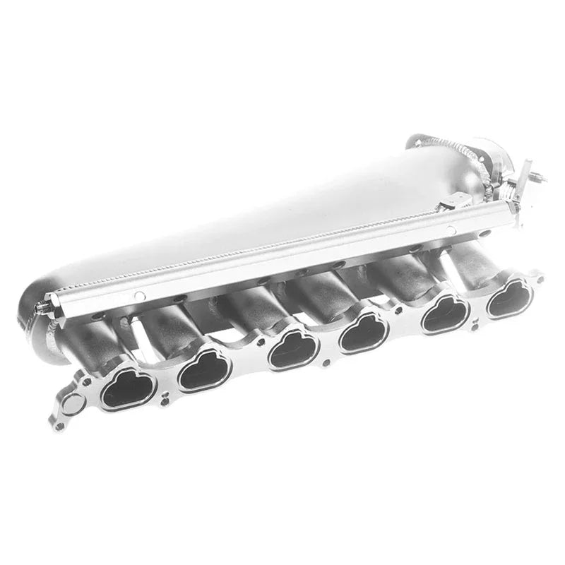 Proflow Intake Manifold Kit, Fabricated Aluminium, For Toyota 2JZGTE Turbo, Polished, Inlet Plenum, 90mm Throttle Body, Fuel Rail Kit - PFEM67552 - Mount Performance Parts