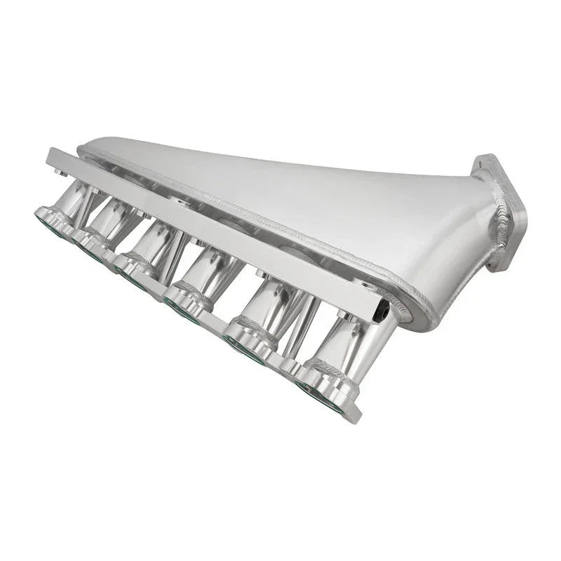 Proflow Intake Manifold Kit V2, For Ford Falcon XR6 BA/BF/FG Barra, Fabricated Aluminium, Polished, 80mm Bore - PFEM67740 - Mount Performance Parts